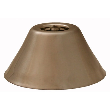 Jones Stephens Brushed Nickel Escutcheon 1/2in. CTS - 5/8in. OD Bell Pattern 2-3/8in. OD E0705BN